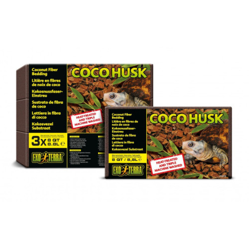 Субстрат ExoTerra для тераріумних тварин Coco Husk 8,8 л