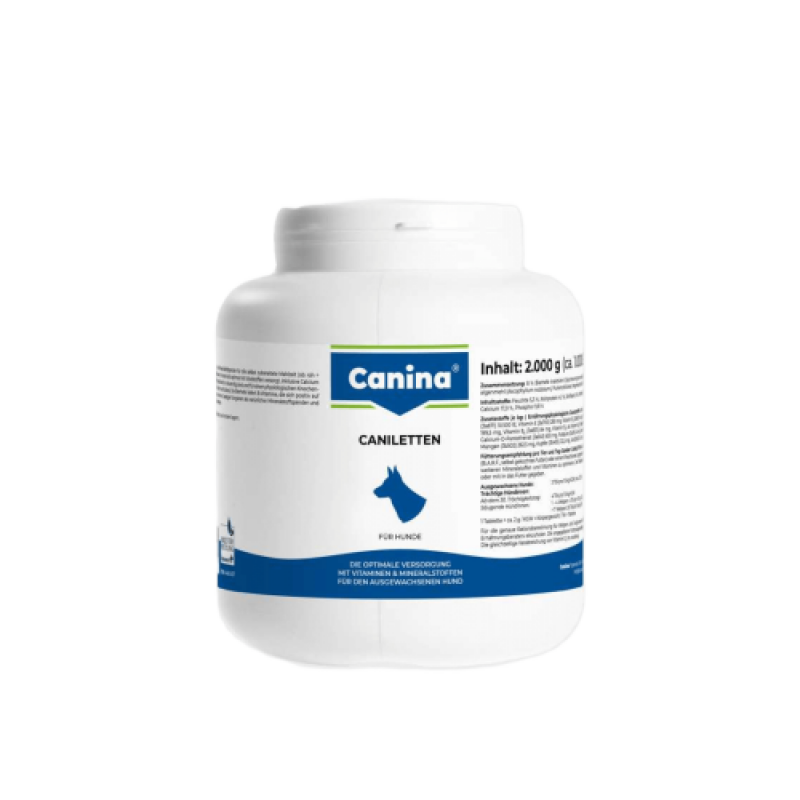 Вітамінно-мінеральний комплекс Canina Caniletten для дорослих собак 2 кг 1000 табл.
