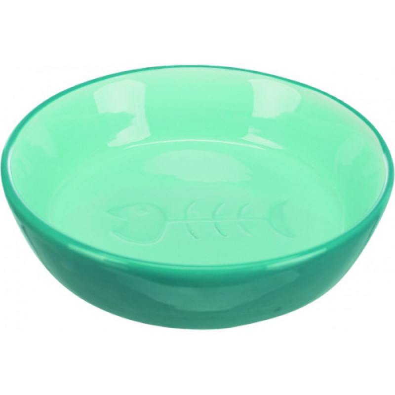 Миска Trixie для котів з рибкою керамічна 200 мл d-13 см