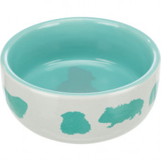 Миска Trixie для гризунів з принтом морська свинка керамічна 250 мл 11 см