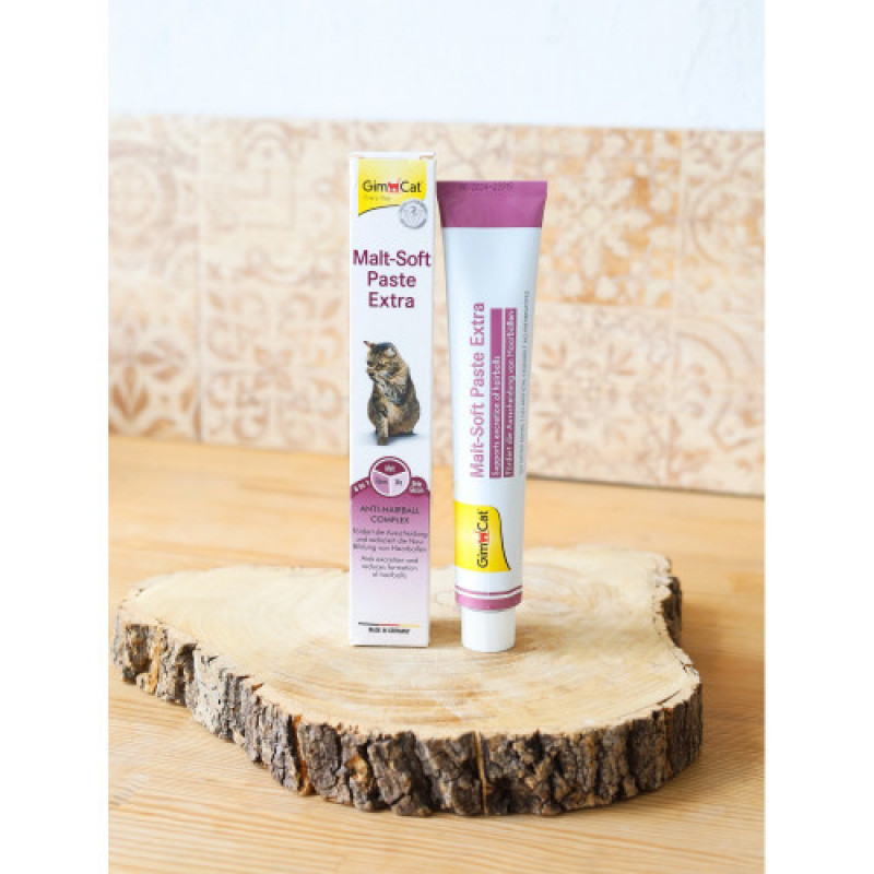Паста GimCat Every Day Malt-Soft Paste Extra для котів для виведення шерсті зі шлунку 50 г