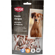 Ласощі Trixie Premio Fish Chicken Stripes для собак палички з куркою та минтаєм 75 г
