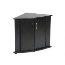 Підставка Природа ПОУ під акваріум кутова з дверима чорна 89x89x70 см