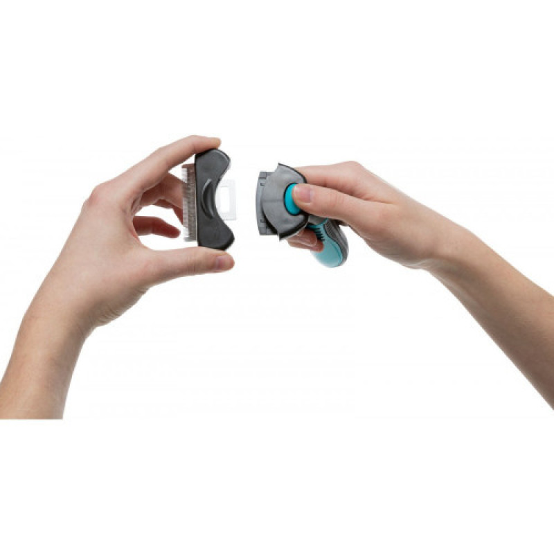 Гребінець-тример Trixie для собак для видалення підшерстя 7х15 см