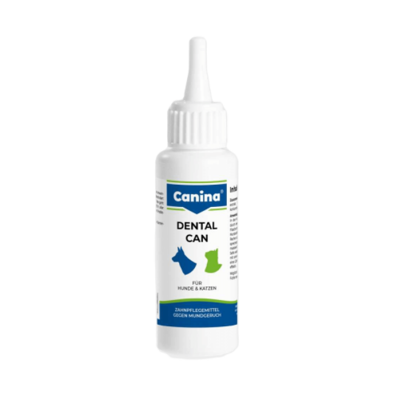 Гігієнічний засіб Canina Dental Can для усунення неприємного запаху у пащі собак і здоров_я зубів та ясен 100 мл