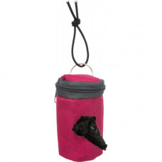 Сумка Trixie для збиральних пакетів нейлонова з 2 рулонами пакетів для фекалій розмір М 15 шт/рулон