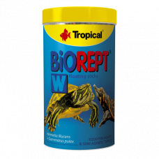 Сухий корм Tropical Biorept W для водоплавних черепах, 75 г (гранули)